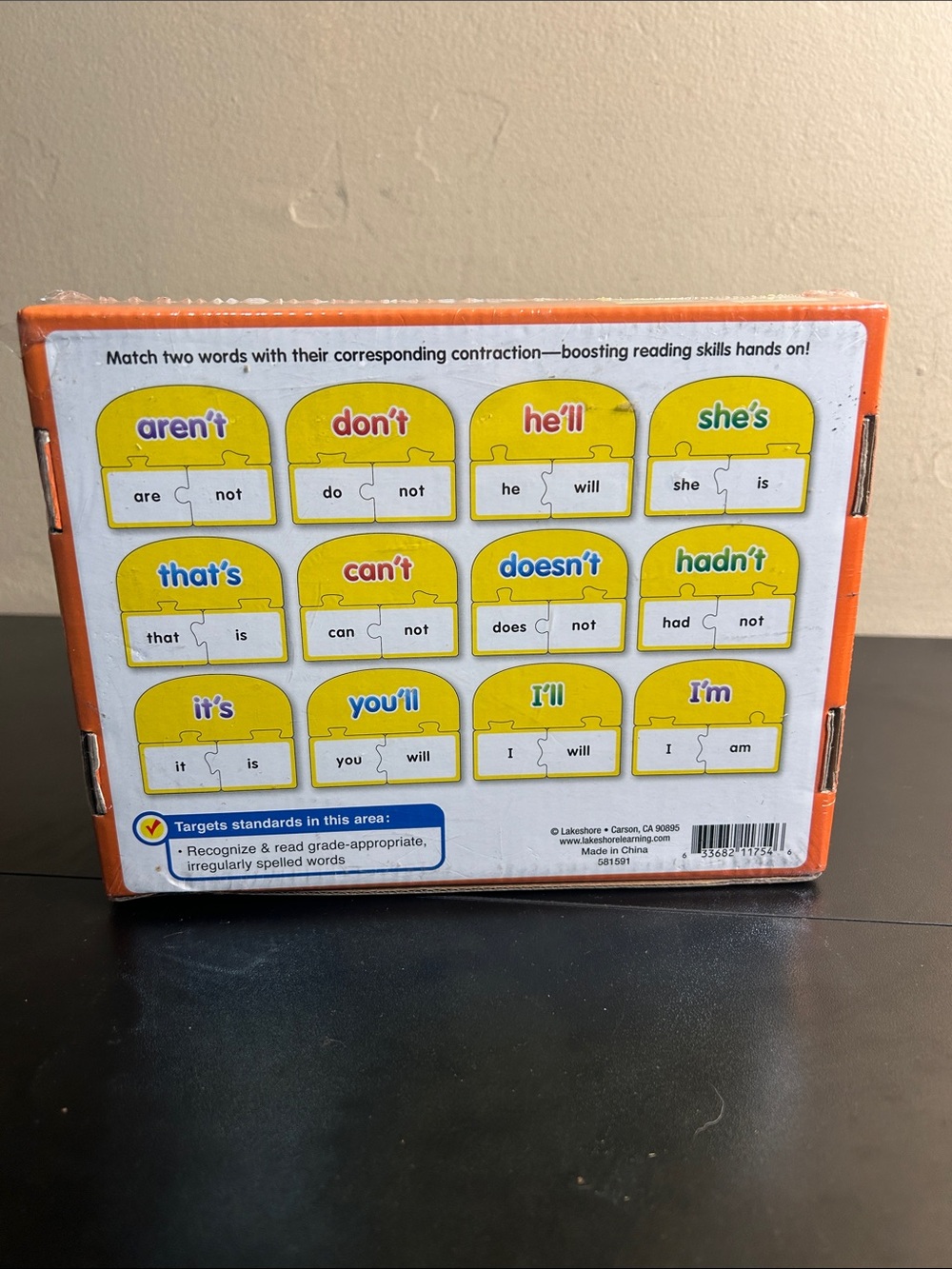 Lakeshore Contractions Match-Ups Puzzle Set Sealed. - Picture 4 of 4